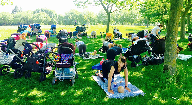 Postnal fitness class
